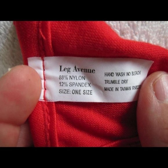 Clear Side Straps Red Thong Panties Leg Avenue Underwear One Size Small - Picture 6 of 6